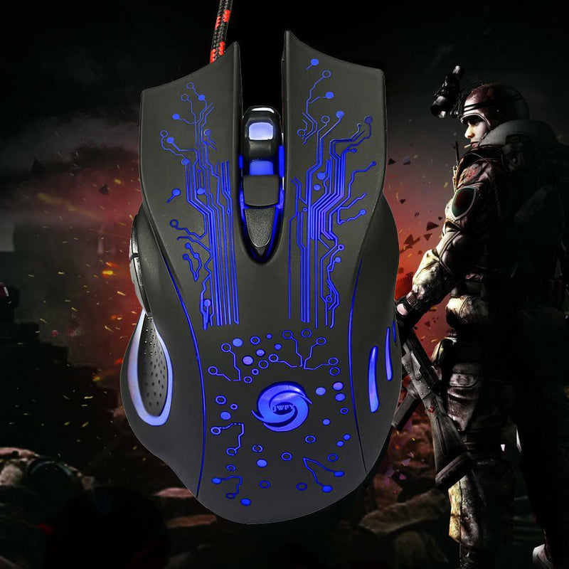3200 DPI LED Optical 6D USB Wired Gaming Game Mouse Pro Gamer Mice for PC Laptop