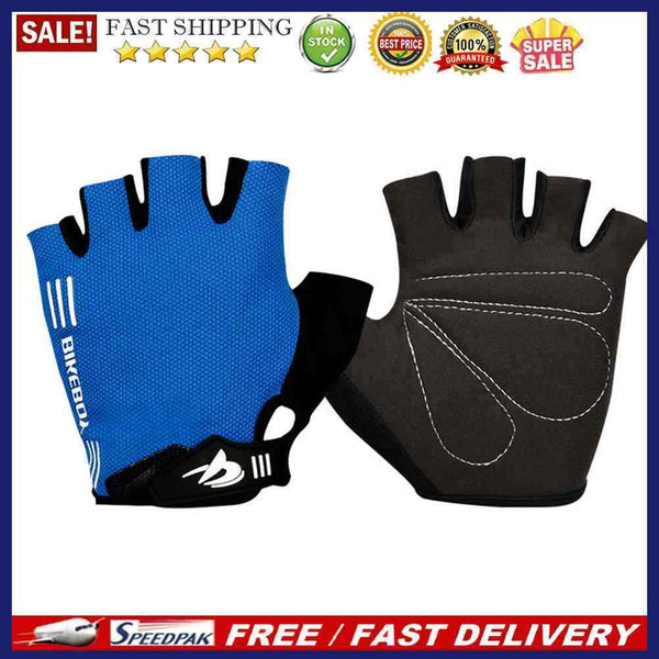 Bikeboy Sports Anti-slip Half Finger Gloves Mountain Road Cycling Riding Glov