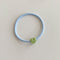Elastic Band Women Girls Hair Rope Ponytail Holders Candy Color Heart Hair Tie