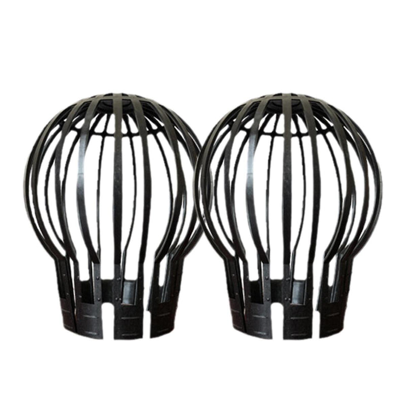 2pcs Gutter Downpipe Pipe Filter Dirt Guard Leaf and Debris Protection Cover`