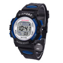 Multifunction Waterproof Sport Electronic Digital Wrist Watch (Blue)