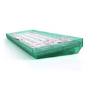 Hot Swap Keyboard Kit Bluetooth-compatible with 72pcs Red Shafts (Green)