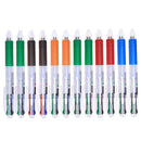 12pcs 4 Colors Ballpoint Pen Press Writing Pen for School Office Supplies