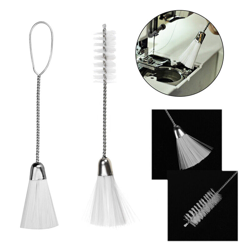 4pcs Sewing Machine Cleaning Set Screwdriver Tweezer Double-End Brush Kit Newly