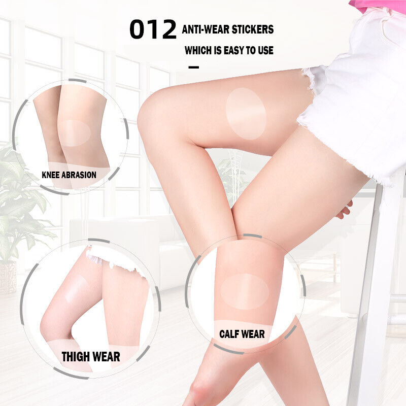 20pcs/Bag Ultra-Thin Invisible Thigh Patches Transparent Anti-Friction Body Pads