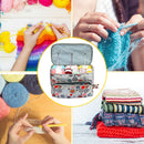 #A Yarn Storage Bag Large Capacity Knitting Tote for Thread Crochet Hooks Needle