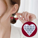 Valentine's Day Mold Heart Shape Pendant Keychain DIY Necklace Earring Moulds