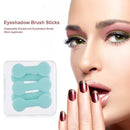 Disposable Double-end Eyeshadow Brush Stick Applicator (5pcs Green Box) Newly