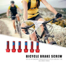 6pcs Mi Xim M6 18mm Bicycle Stem Bolt Screws for Disc Brake V Brake (Red) Newly