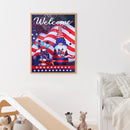 5D Diamond Painting Independence Day Full Square Drill DIY Kits Crafts Mosaic