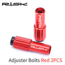 2pcs RISK Bicycle Road Mountain Bike Cable Adjuster Bolts Shift Cable Cap Scr