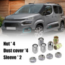 4pcs M12x1.5 12mmx1.25 Anti Theft Lug Nuts Universal Wheel Nuts + 2 Keys Se