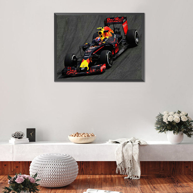5D Diamond Painting Racing Car Full Round Drill DIY Mosaic Picture Home Decor