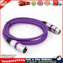 5.9ft DMX Stage DJ Cable  XLR 3Pin Male to Female Connector Wire (Purple) Newly