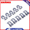 10pcs Save Space Mini Non Slip Flocking Hanger Hook Connection On