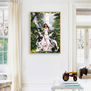 Forest Elf Girl Oil Paint By Numbers Kits Canvas Picture Wall Art DIY Craft