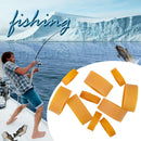 25x Sea Rod Spinning Fishing Reel Belt Leather Sleeve Wheel Rubber Band (L)