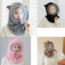 Cat ears Cycling Ski Flannel Windproof Anti Dust Face Cover Winter Hedging cap