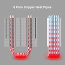 SNOWMAN MT6 12cm CPU Cooler Fan 6 Heat Pipes 4 Pin Heatsink (Single Fan) Newly