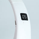 Bladeless Hanging Neck Fan Portable Mini Leafless Fans (White with Display)