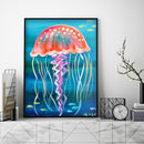 Marine Life Colouring Oil Canvas Pictures DIY Hand Painted Paint By Numbers Kit