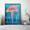 Marine Life Colouring Oil Canvas Pictures DIY Hand Painted Paint By Numbers Kit