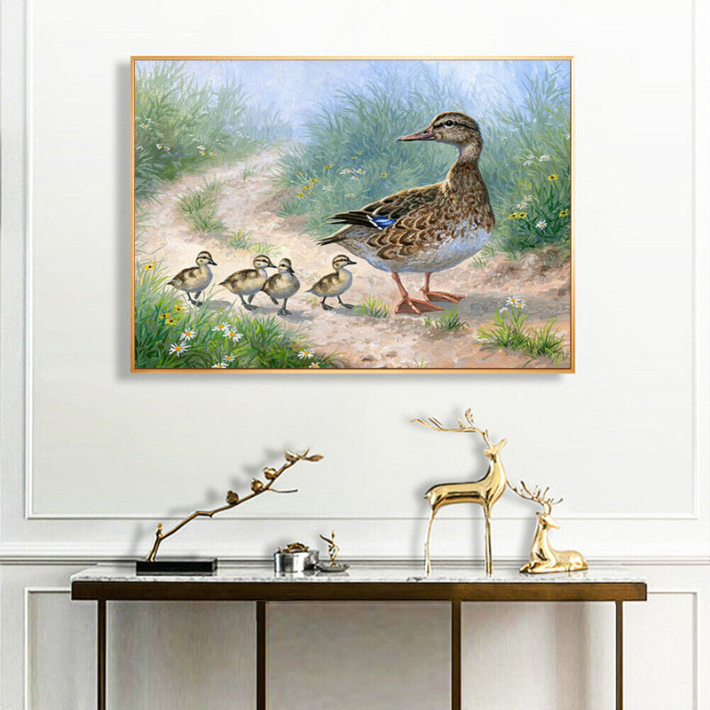 Bushes Animals Oil Paint By Numbers Kit DIY Acrylic Painting on Canvas Drawin