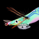 10pcs LED Luminous Shrimp Night Fishing Squid Hook Jigs Lure Octopus Fish Tackle