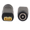 5.5x2.1mm Female to Square Plug Converter for Lenovo ThinkPad 10 Helix 2 Newly