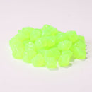 100pcs Luminous Glowing Stones Glow in the Dark Garden Decor Pebble (F)