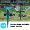 360° Rotating Lawn Sprinkler Yard Garden Water Sprinklers Y5R8 Irrigation G3O1