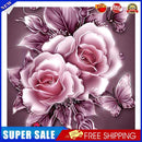 Frameless Oil Paint By Numbers Flower DIY Canvas Picture Craft Kit for Home