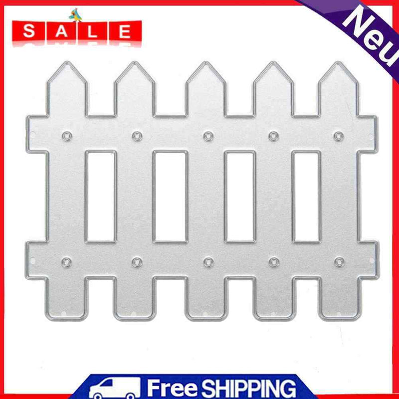 Fence Metal DIY Cutting Dies Stencil for Paper Card Scrapbook Embossing Ha