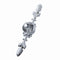 Diamond Drawer Wardrobe Pulls Crystal Closet Door Knobs Cabinet Handles