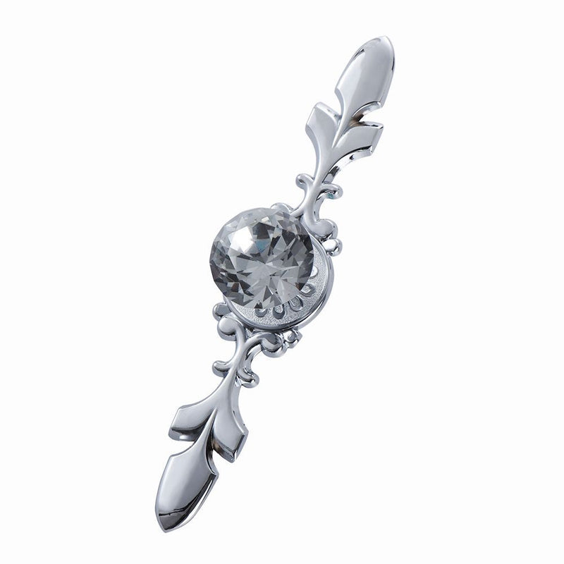 Diamond Drawer Wardrobe Pulls Crystal Closet Door Knobs Cabinet Handles