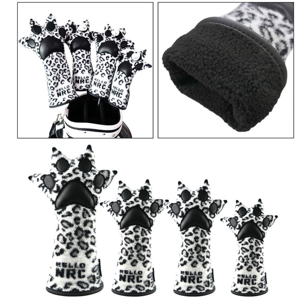 4Pcs Entzückende Golf Holz Kopf Abdeckung   Club Headcover Frauen