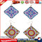 5D DIY Diamond Painting Earrings Double-sided Square Drop Earrings (RZ011) Newly