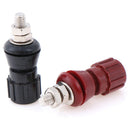 2pcs/set 5mm Red Black JS-107 Copper Posts Terminals  Power Adapter^JP WF LR