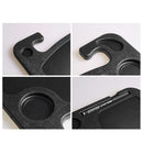 Car Steering Wheel Desk Tray ABS Plastic Laptop Tablet Eating Desk (Black) Newly