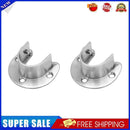 10pcs U-Shaped Closet Rod End Holder Stainless Steel Wardrobe(32mm)