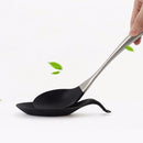 Silicone Lid Stand Spoon Rest Heat Resistant Utensil Spatula Holder Spoon Shelf