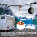 Outdoor Camping Lanyard Hanger 6.5ft Hanging Rope up to 400lbs for Hiking