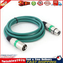 5.9ft DMX Stage DJ Cable  XLR 3Pin Male to Female Connector Wire (Green) Newly
