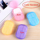 Scented Bath Home Foaming Soap Flakes Washing Hand Paper Slice Sheets