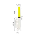 2 pcsNight Fishing Light Stick Electronic Luminous Fishing Rod Tackle Yellow