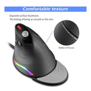 ZEALOTES Gaming Mouse Upright Optical Mouse Wired 12 Buttons Desktop Game Mouse