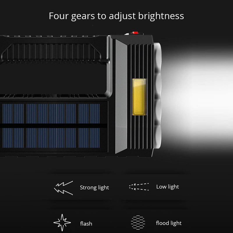 Rechargeable Light Solar & USB Charge Waterproof Mobile Lighting Products Newly