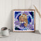 Purple Rose Girls Diamond Painting, Partially Specially Shaped Drilling Decor (YXC1