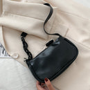 Fashion Women Chain Underarm Shoulder Bags Solid Casual Totes Small Handbags