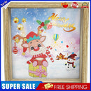 Wooden Diamond Painting Piggy Bank DIY Coin Saving Box Xmas Gifts (CQG04)